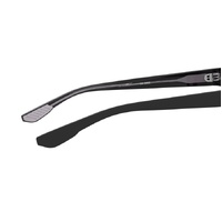 Under Armour UA Dime 08A NQ 55 Black Grey / Brown Gradient w Silver Mirror Lenses