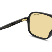 Carrera 350/S 71C UK 58 Black Yellow / Yellow Photochromic Lenses