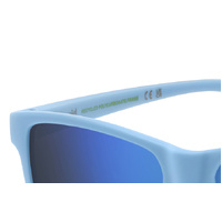 Polaroid Kids PLD 8067/S VGL 5X 49 Matte Blue Azure / Blue Mirror Polarised Lenses