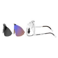 Carrera C Sport 01/S 6HT ZS 99 Matte White / Blue Mirror Lenses