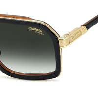 Carrera CA 1053/S/TI 37N 9K 60 Black Horn / Green Gradient Lenses