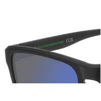 Polaroid PLD 2167/S 0VK 5X 56 Matte Black Blue / Blue Mirror Polarised Lenses