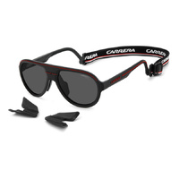 Carrera C Sport 09/S/XT BLX M9 57 Matte Black Red / Grey Polarised Lenses