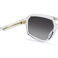 Carrera Victory C 26/S 900 FQ 59 Crystal / Grey Gradient w Gold Mirror Lenses