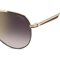 Carrera 3088/S NOA YK 60 Gold Burgundy / Burgundy Gradient w Gold Mirror Lenses