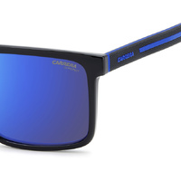 Carrera C Sport 14/S D51 Z0 58 Black Blue / Blue Mirror Lenses