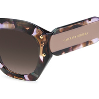 Carolina Herrera HER 0365/S QMJ HA 53 Havana Pearl Pink / Brown Gradient Lenses