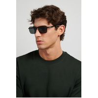 Polaroid PLD 2171/G/S/X 124 UC 58 Matte Black Silver / Green Polarised Lenses