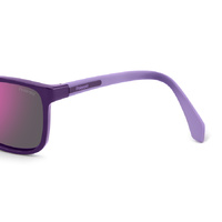 Polaroid Kids PLD 8077/S 0T7 AI 49 Plum / Grey Pink Mirror Polarised Lenses
