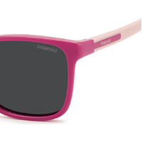 Polaroid Kids PLD 8077/S 35J M9 49 Pink / Grey Polarised Lenses