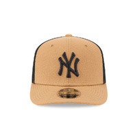 New Era New York Yankees 9Seventy Trucker Black Mesh Wheat OSFM