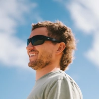 Otis Concrete Wave 215-2602P Matte Black / Grey Polarised Lenses
