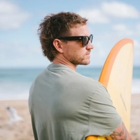 Otis Hurricane 219-2601P Black / Brown Polarised Lenses