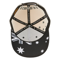 Ringers Western Country Club Deep Fit Trucker Cap Black OSFM