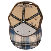 Ringers Western Country Club Deep Fit Trucker Cap Saddle Brown OSFM