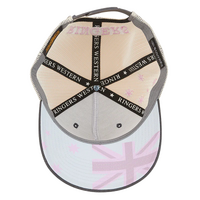 Ringers Western Country Club Deep Fit Trucker Cap Ballet Pink/Charcoal OSFM
