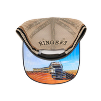 Ringers Western Workhorse Deep Fit Trucker Cap Clay/Black OSFM