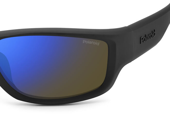 Polaroid PLD 2166/S 0VK 5X 62 Matte Black Blue / Blue Mirror Polarised Lenses