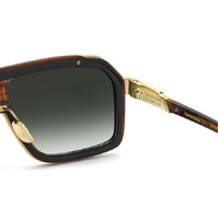 Carrera CA 1053/S/TI 37N 9K 60 Black Horn / Green Gradient Lenses