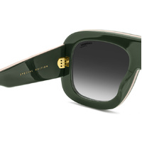 Carrera Flaglab 18 1ED 9O 57 Green / Dark Grey Gradient Lenses