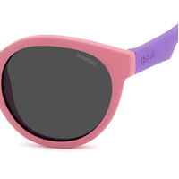 Polaroid Kids PLD 8019/S 35J M9 45 Pink / Grey Polarised Lenses