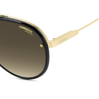 Carrera Glory RHL 86 58 Gold Black / Black Brown Green Gradient Lenses