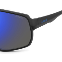 Polaroid Kids PLD 8070/S 003 5X 99 Matte Black / Blue Mirror Polarised Lenses