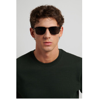 Polaroid PLD 2171/G/S/X 124 UC 58 Matte Black Silver / Green Polarised Lenses