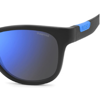 Polaroid PLD 2173/ATP/S 807 5X 52 Black / Blue Mirror Polarised Lenses