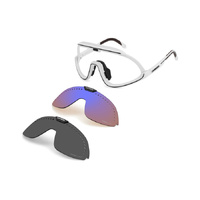 Carrera C Sport 01/S 6HT ZS 99 Matte White / Blue Mirror Lenses