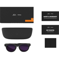 Oakley Wearable x Meta Hstn OW8002-0251 Black / Transitions Amethyst Photochromic Lenses