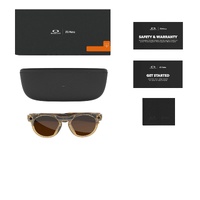 Oakley Wearable x Meta Hstn OW8002-0851 Light Curry / Clear to Brown Photochromic Lenses