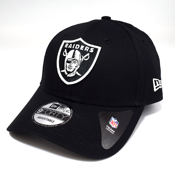 New Era Las Vegas Raiders 9FORTY Adjustable Hat (Black)