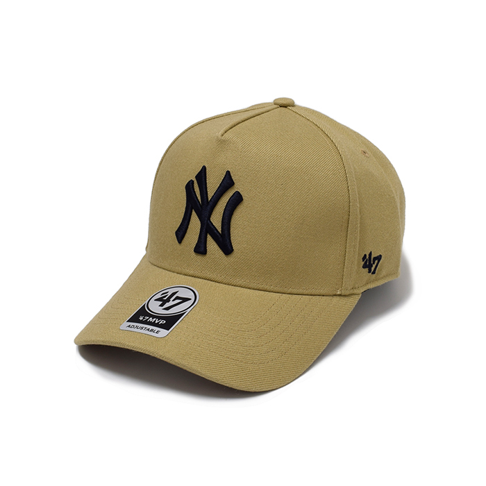 47 Brand New York Yankees MLB Replica 47 Mvp Dt Snapback Khaki/Team OSFM B-REPDT17WBP-KH