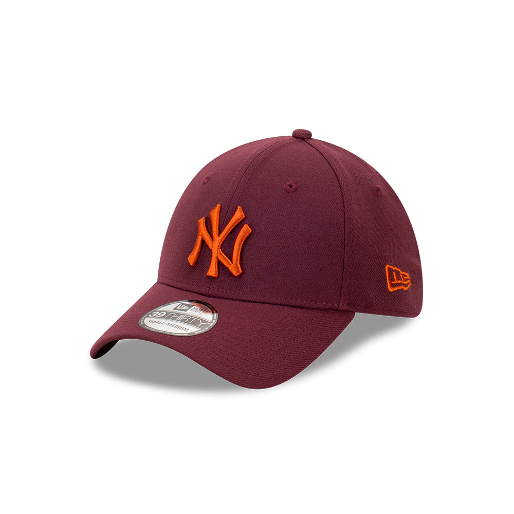 New Era New York Yankees 39Thirty Blood Orange Maroon M L