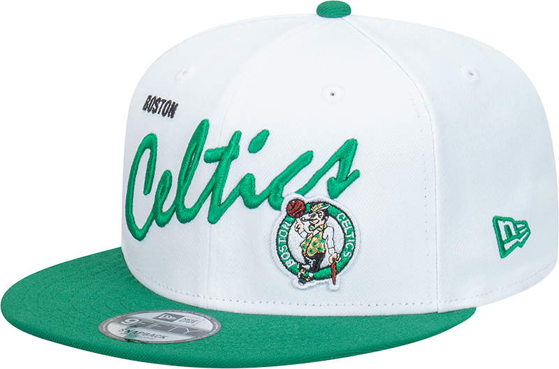 New Era Boston Celtics 9Fifty Vintage Script White Green OSFM