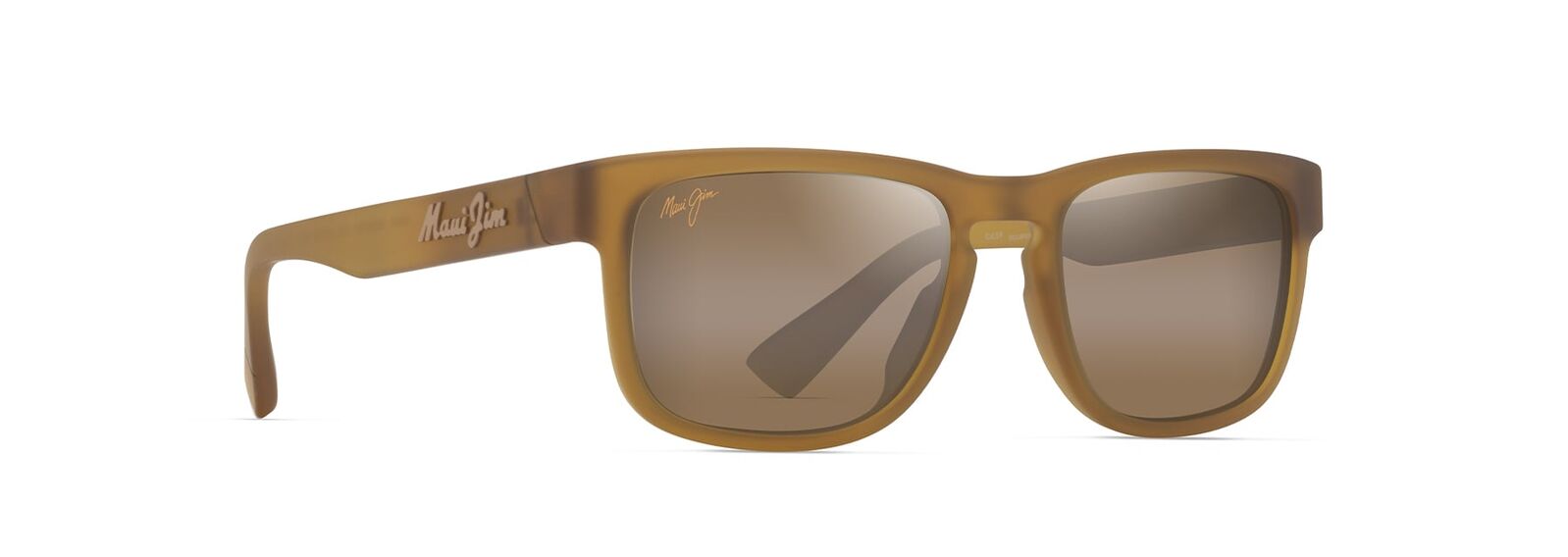 Maui Jim Kupulau H593-01 Matte Transparent Honey Yellow / HCL Bronze Polarised Lenses