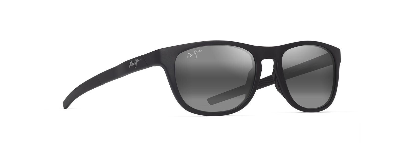 Maui Jim Melemele 597-02 Matte Black / Neutral Grey Polarised Lenses
