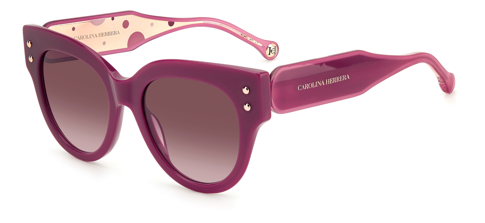 Carolina Herrera CH 0008/S G3I 3X 52 Mauve / Pink Lenses