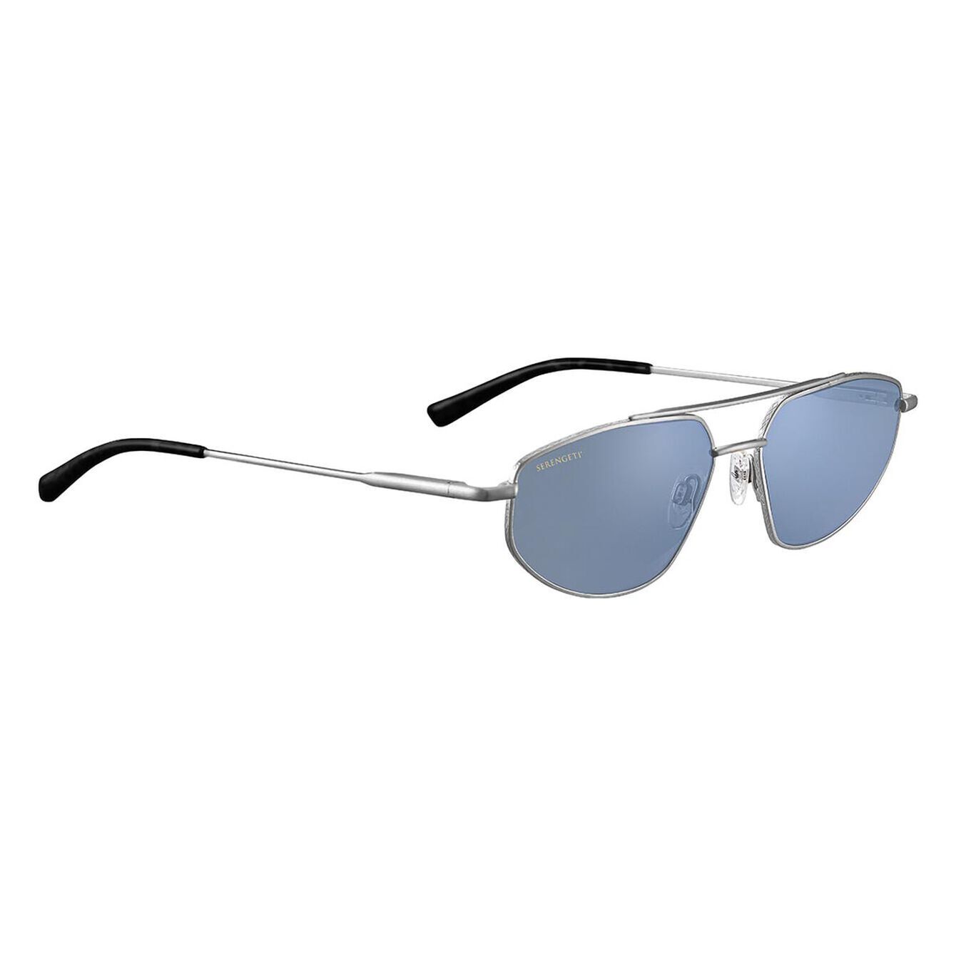 Serengeti Marlon SS539002 Silver / 555nm Blue Mirror Polarised Lenses