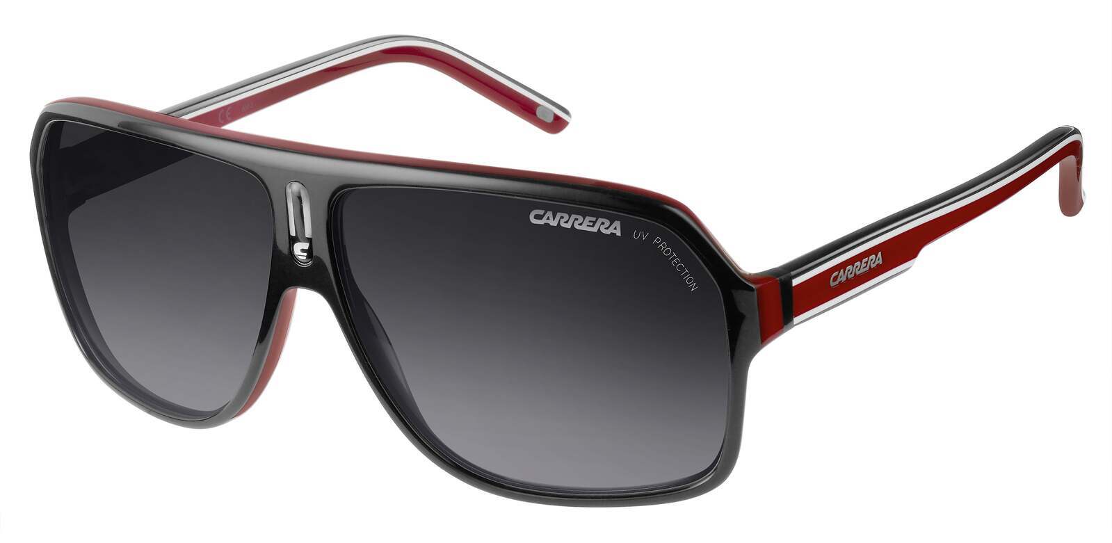 Carrera 27 XAV 9O 62 Black Crystal Red / Dark Grey Gradient Lenses