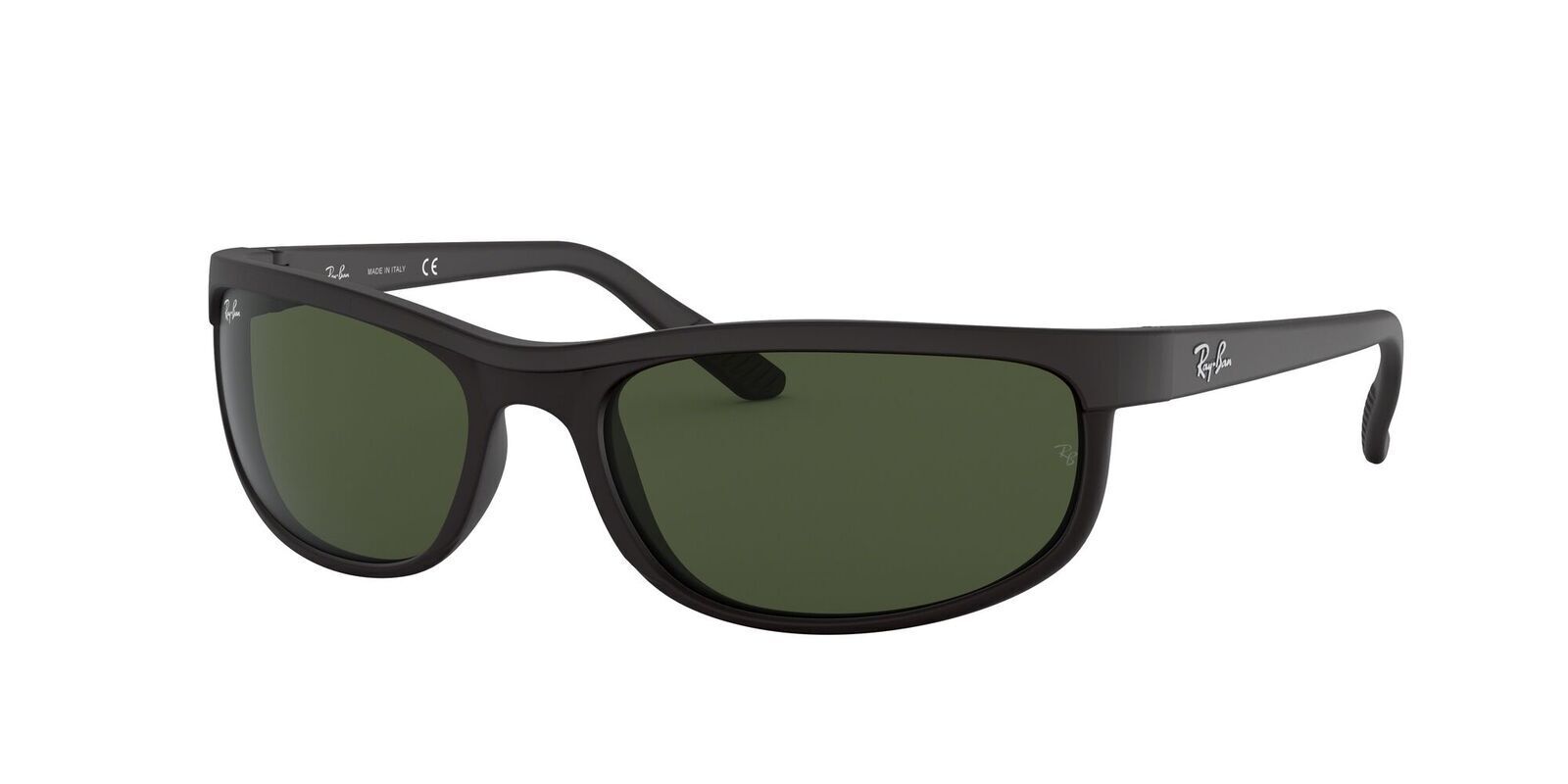 Ray-Ban RB2027 W1847-62 Predator 2 Black & Matte Black / Green Classic G-15  Lenses