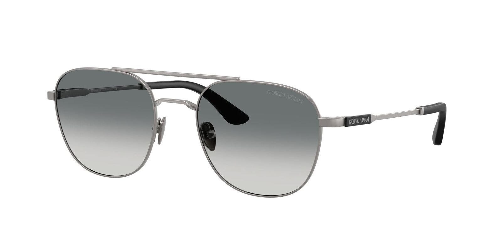 Giorgio Armani AR6178 300371-54 Matte Gunmetal / Grey Gradient Lenses