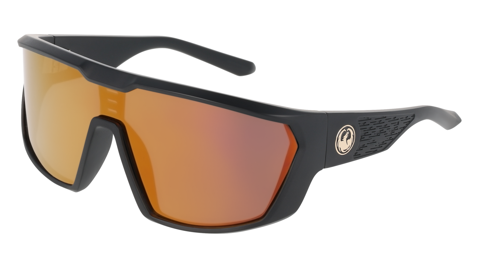 Dragon Chasm DR803S 012-62 Matte Black / Red Ion Luma Lenses