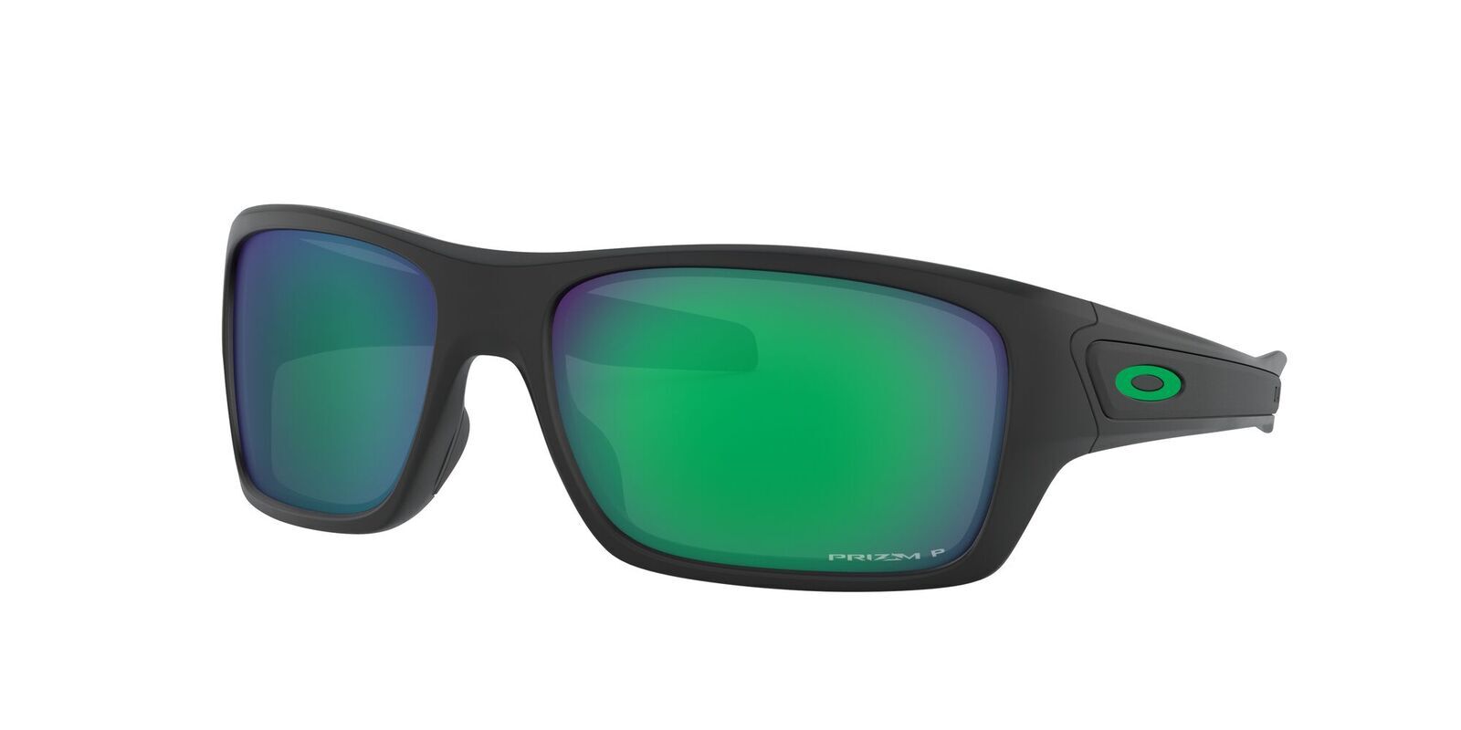 Oakley Turbine OO9263-4563 Matte Black / Prizm Jade Polarised Lenses