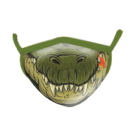 Wild Smiles Adult Face Mask 25886 Crocodile Print