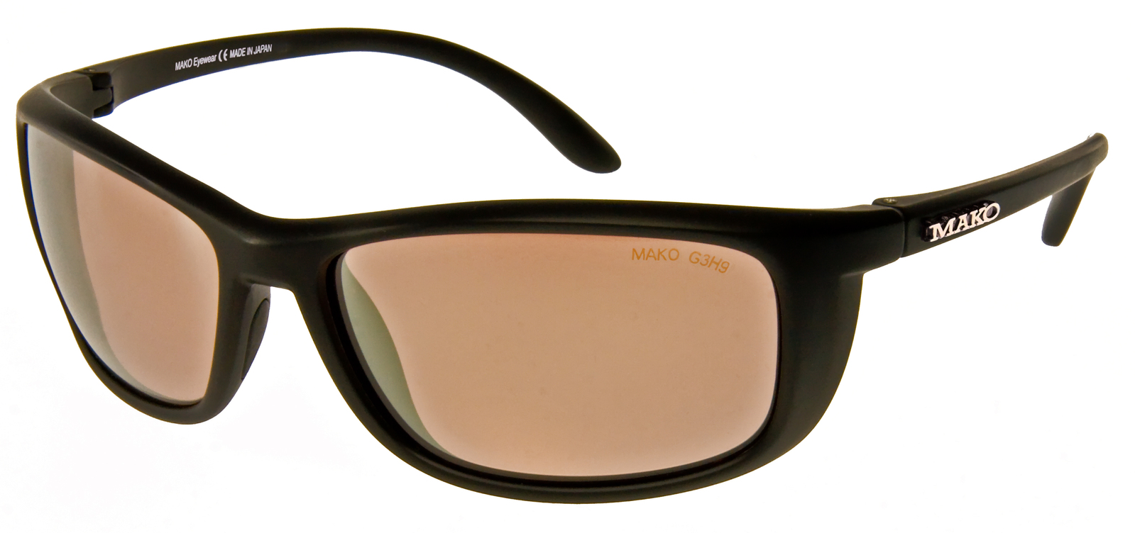 Mako Blade 9569 M01 G3H9 Matte Black / Copper Silver Mirror Polarised Lenses