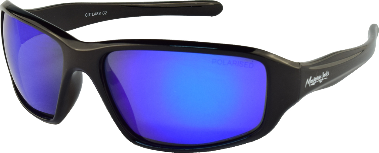 Mangrove Jacks Cutlass C2 Black / Blue Revo Polarised Lenses