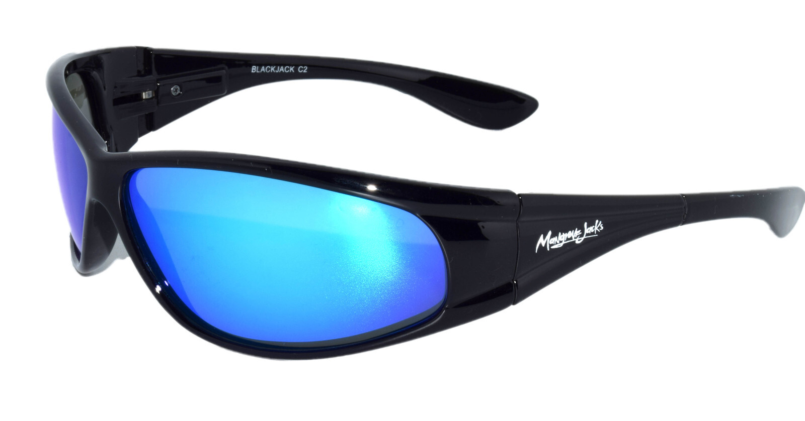 Mangrove Jacks Black Jack C2 Black / Blue Revo Polarised Lenses