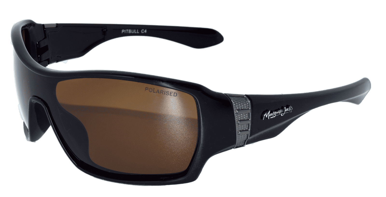 Mangrove Jacks Pitbull C4 Black / Brown Polarised Lenses